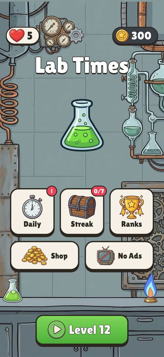 Lab Times home screen